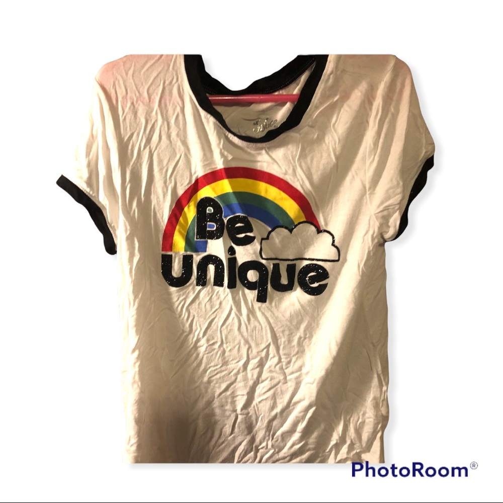 Justice. “Be Unique”. Never worn.  NWOT